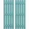 Ekena Millwork Americraft 5-Board, 3 Batten Exterior Real Wood Spaced Board-n-Batten Shutters, ARW401SB519X38PTH, PR ARW401SB519X38PTH - alternate 1